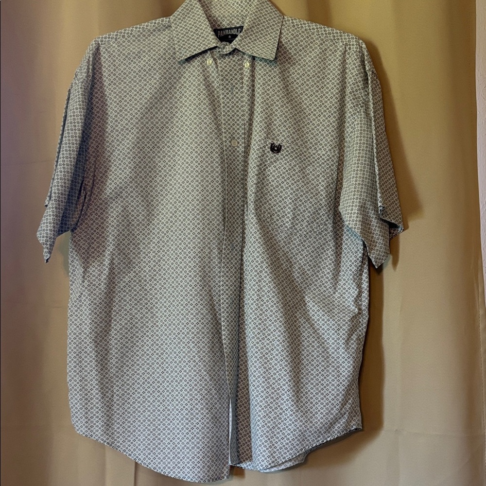 Men's Panhandle Geometric Print Short Sleeve Shirt